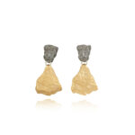 Monolithic Earrings Gold Plate