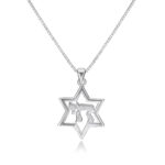 Chai Star Of David Necklace