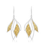 Leaf Earrings Gold Plate