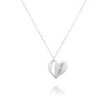 Israel Heart Necklace