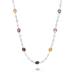 Smokey Quartz Chain Necklace
