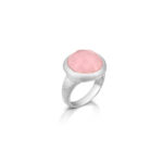 Rose Quartz Blossom Ring