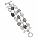 Smoky Quartz Link Bracelet