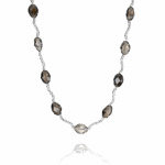 Smoky Quartz Chain Necklace